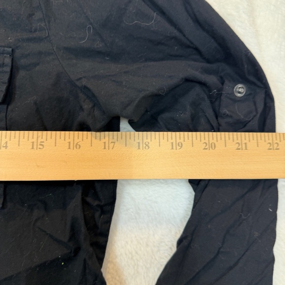 Nevada Button Down Shirt Womens Size Medium Black Fitted Cowgirl Western Casual - Picture 5 of 8